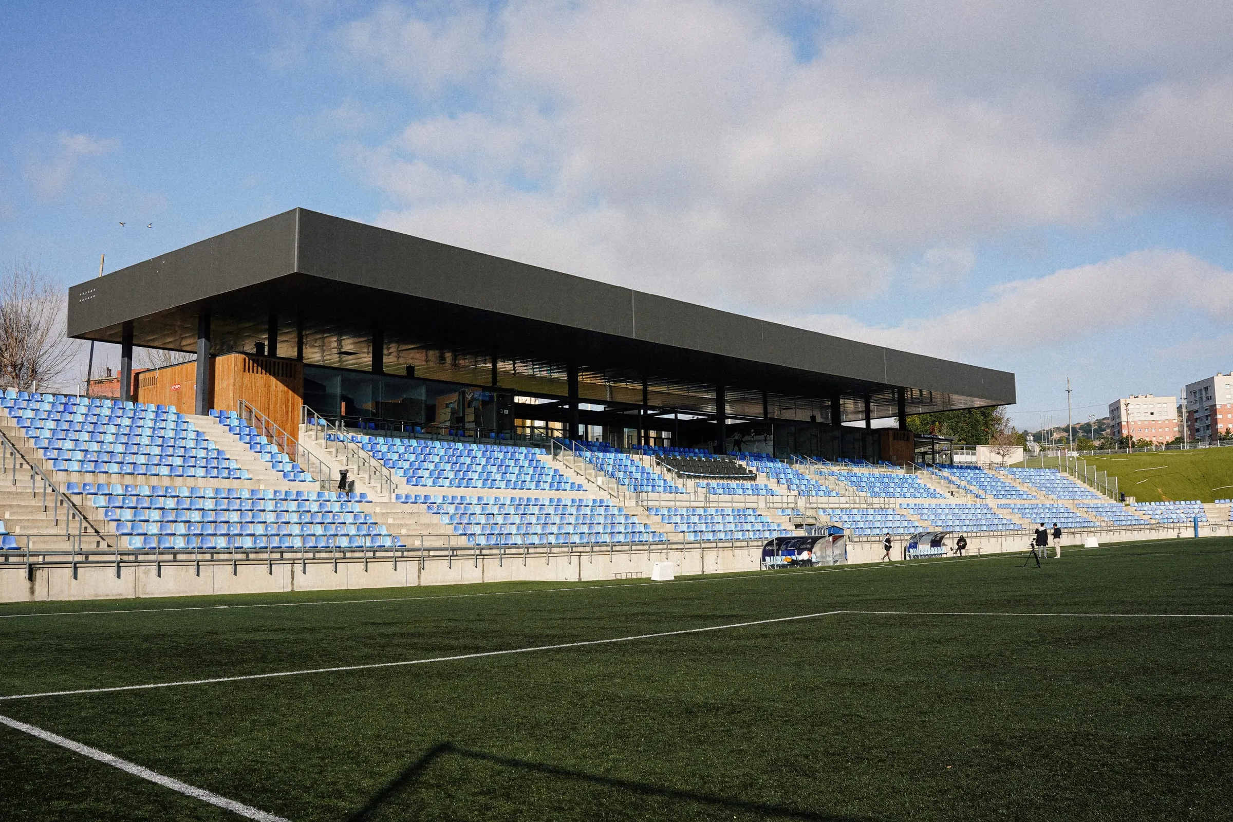 Grades de l’Estadi Municipal de Badalona